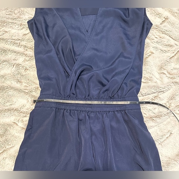 J. Crew Sleeveless Navy Blue V-Neck Romper - Picture 7 of 14